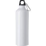 Aluminium flask Gio, white (8695-02CD)