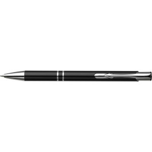 Aluminium ballpen Albacete, black