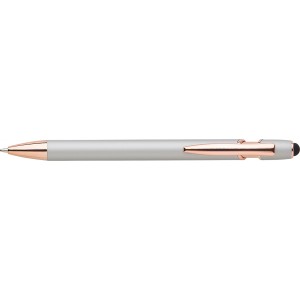 Aluminium ballpen Anthony, silver