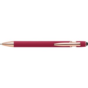 Aluminium ballpen Anthony, red