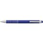 Aluminium lacquered ballpen Oliver, cobalt blue