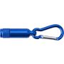 Aluminium mini torch with carabiner Tracy, royal blue