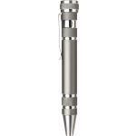 Aluminium pocket screwdriver Alyssa, grey (4853-03)