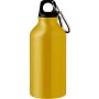 Aluminium recycled bottle (400 ml) Erich, yellow