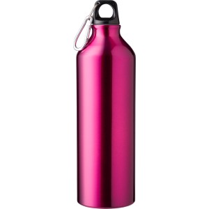 Aluminium recycled bottle (750 ml) Gerda, pink (Sport bottles)