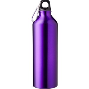 Aluminium recycled bottle (750 ml) Gerda, purple (Sport bottles)