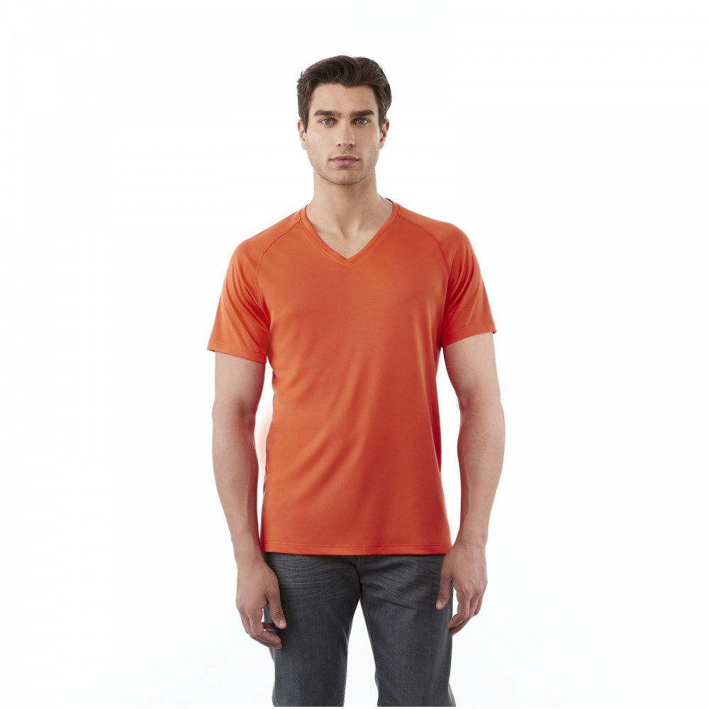 Vneck Men's Shirt - Orange - S