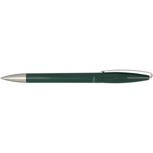 Ana recycled plastic ballpoint pen, Forest green (Plastic pen)