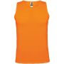 Andre men's sports vest, Fluor Orange