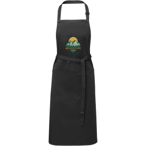 Andrea 240 g/m2 apron with adjustable neck strap, Black (Apron)