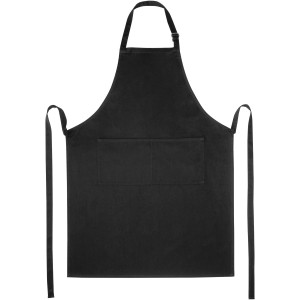 Andrea 240 g/m2 apron with adjustable neck strap, Black (Apron)