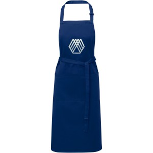 Andrea 240 g/m2 apron with adjustable neck strap, Blue (Apron)