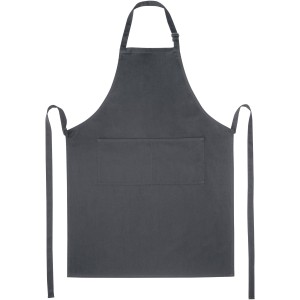 Andrea 240 g/m2 apron with adjustable neck strap, Grey (Apron)