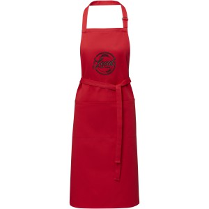 Andrea 240 g/m2 apron with adjustable neck strap, Red (Apron)