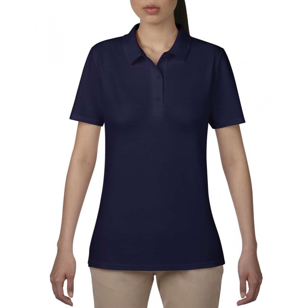 navy blue polo t shirt women's