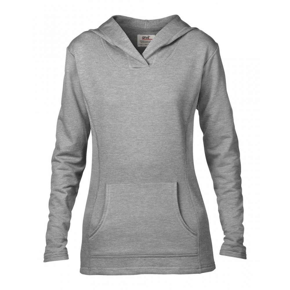 french terry hooded sweatshirt