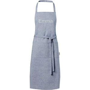 Pheebs 200 g/m2 recycled cotton apron, Heather blue (Apron)