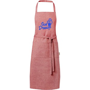Pheebs 200 g/m2 recycled cotton apron, Heather red (Apron)
