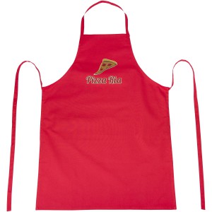Reeva 100% cotton apron with tie-back closure, Red (Apron)