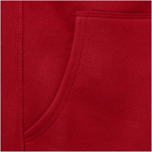 Arora hooded full zip ladies sweater, Red (Pullovers)