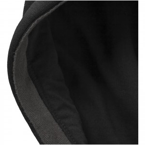 Arora hooded full zip ladies sweater, solid black (Pullovers)