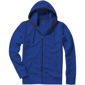 Arora hooded full zip sweater, Blue (Pullovers)