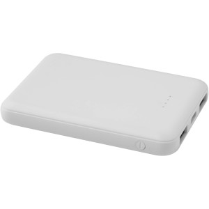 Asama 5000 mAh Type-C recycled plastic power bank, White (Powerbanks)