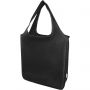 Ash RPET large tote bag, Solid black