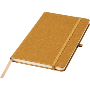 Atlana re-used leather A5 size notebook, Brown (Notebooks)