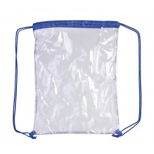 PVC drawstring backpack Kiki, cobalt blue
