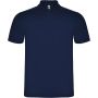 Austral short sleeve unisex polo, Navy Blue