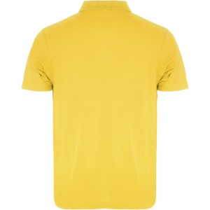 Austral short sleeve unisex polo, Yellow (Polo shirt, 90-100% cotton)