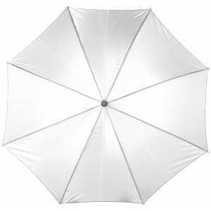 Polyester (190T) umbrella Kelly, white
