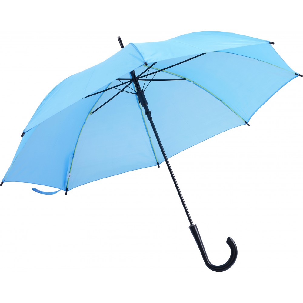 light blue umbrella