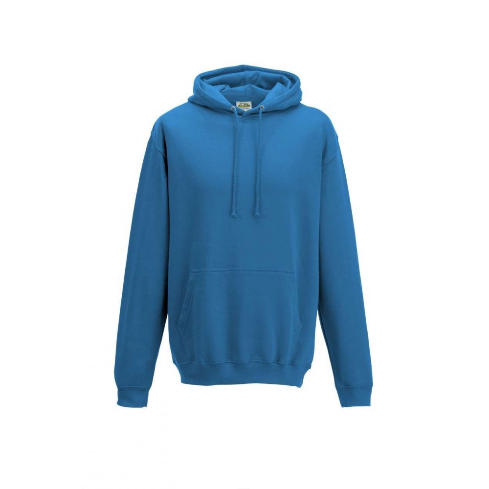 blue college hoodie