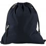 Pongee (190T) drawstring backpack Elise, blue