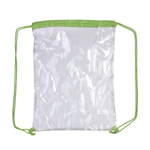PVC drawstring backpack Kiki, lime (Backpacks)