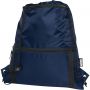 Adventure recycled insulated drawstring bag 9L, Navy