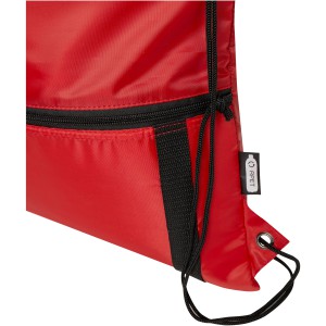 Adventure recycled insulated drawstring bag 9L, Red (Backpacks)