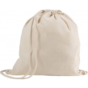 Cotton (120 gr/m2) backpack Dominique, khaki (Backpacks)