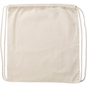 Cotton (120 gr/m2) backpack Dominique, khaki (Backpacks)