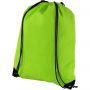 Evergreen non-woven drawstring backpack, Apple Green