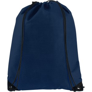 Evergreen non-woven drawstring backpack, Navy (Backpacks)