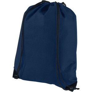 Evergreen non-woven drawstring backpack, Navy (Backpacks)