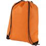 Evergreen non-woven drawstring backpack, Orange