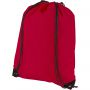 Evergreen non-woven drawstring backpack, Red