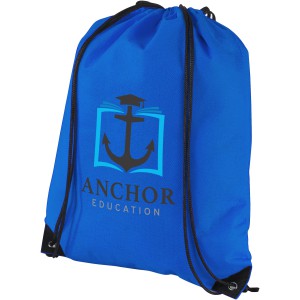 Evergreen non-woven drawstring backpack, Royal blue (Backpacks)