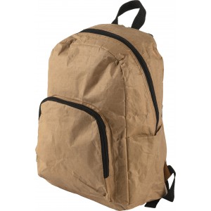 Laminated paper (80 gr/m2) cooler backpack Maddie, brown (Backpacks)
