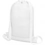 Nadi mesh drawstring backpack, White