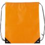 Nonwoven (80 gr/m2) drawstring backpack Nathalie, orange